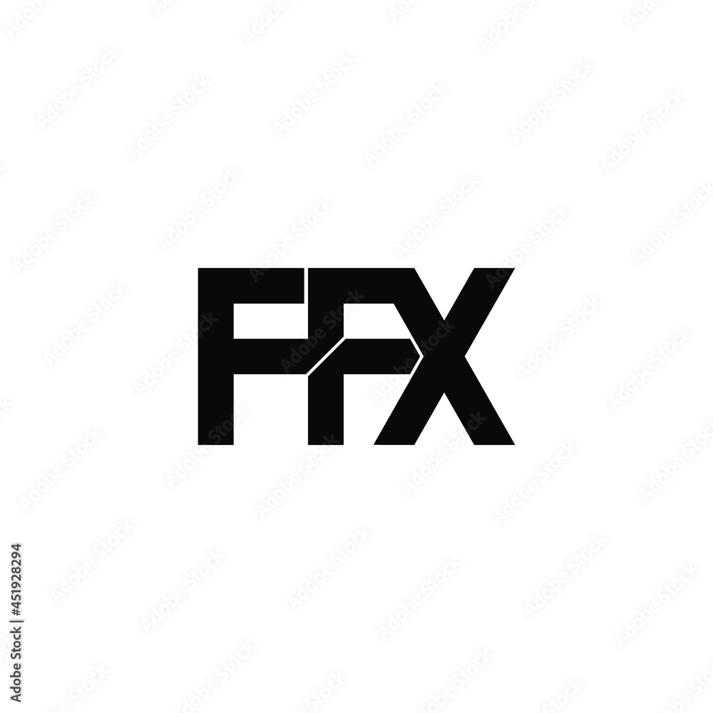 ffx initial letter monogram logo design ffx initial letter monogram logo design