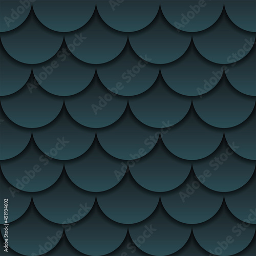Seamless pattern. Gray scaly background