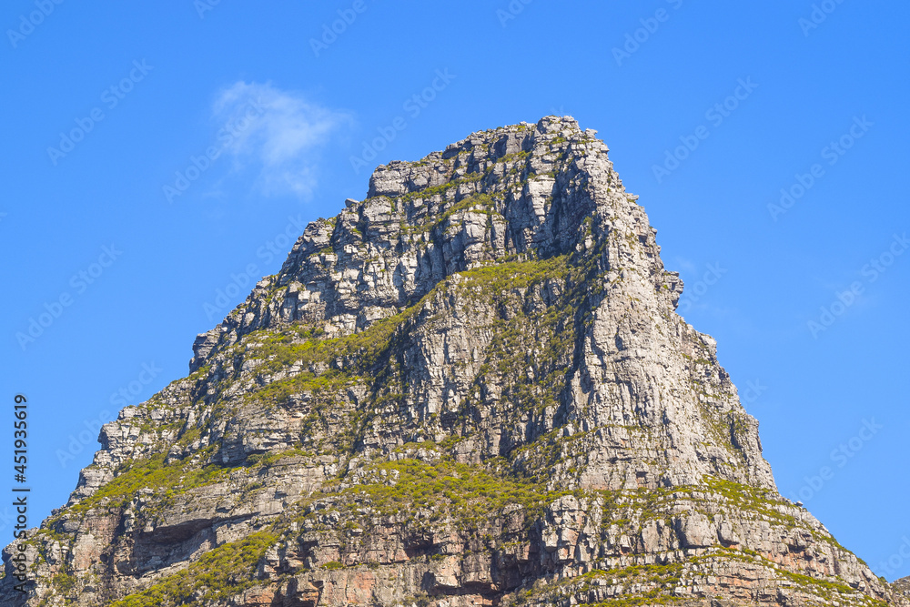 Naklejka premium rock on the top of mountain