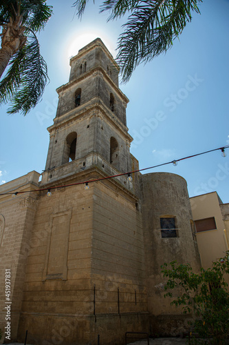 San Donaci, Salento, Apulien, Italien, Rathaus, Kirche, Stadtzentrum