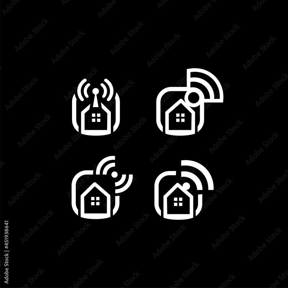 Wifi or transmitter symbol for electronic product app icon Wifi or transmitter symbol for electronic product app icon