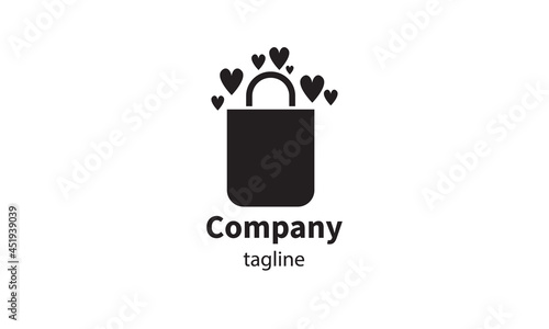 Premium vector shopping bag logo  icon design