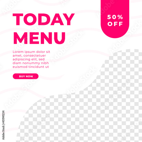 Grand opening cake store discount feed design social media post template