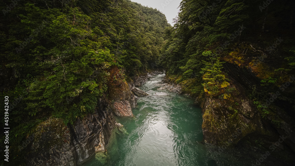 New Zealand Majestic Misty Landscape New Zealand Majestic Misty Landscape