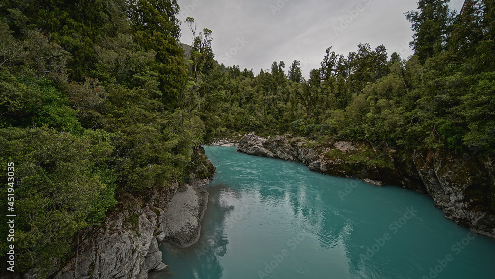 Hokitika Gorge river turquoise water Hokitika Gorge river turquoise water