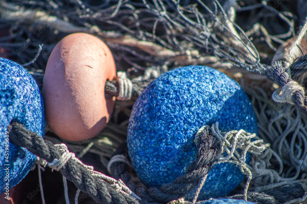 Obraz premium corde et filet de bateau
