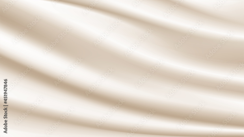 Obraz premium Abstract vector background luxury gold cloth or liquid waveAbstract or golden fabric texture background. Cloth soft wave. Creases of satin, silk, and cotton.Use for flag.