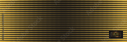 Golden luxury background with beads. Vector illustration.