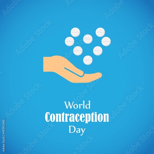 vector illustration for world contraception day