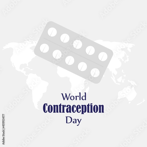vector illustration for world contraception day