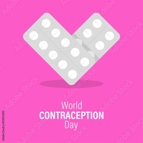 vector illustration for world contraception day