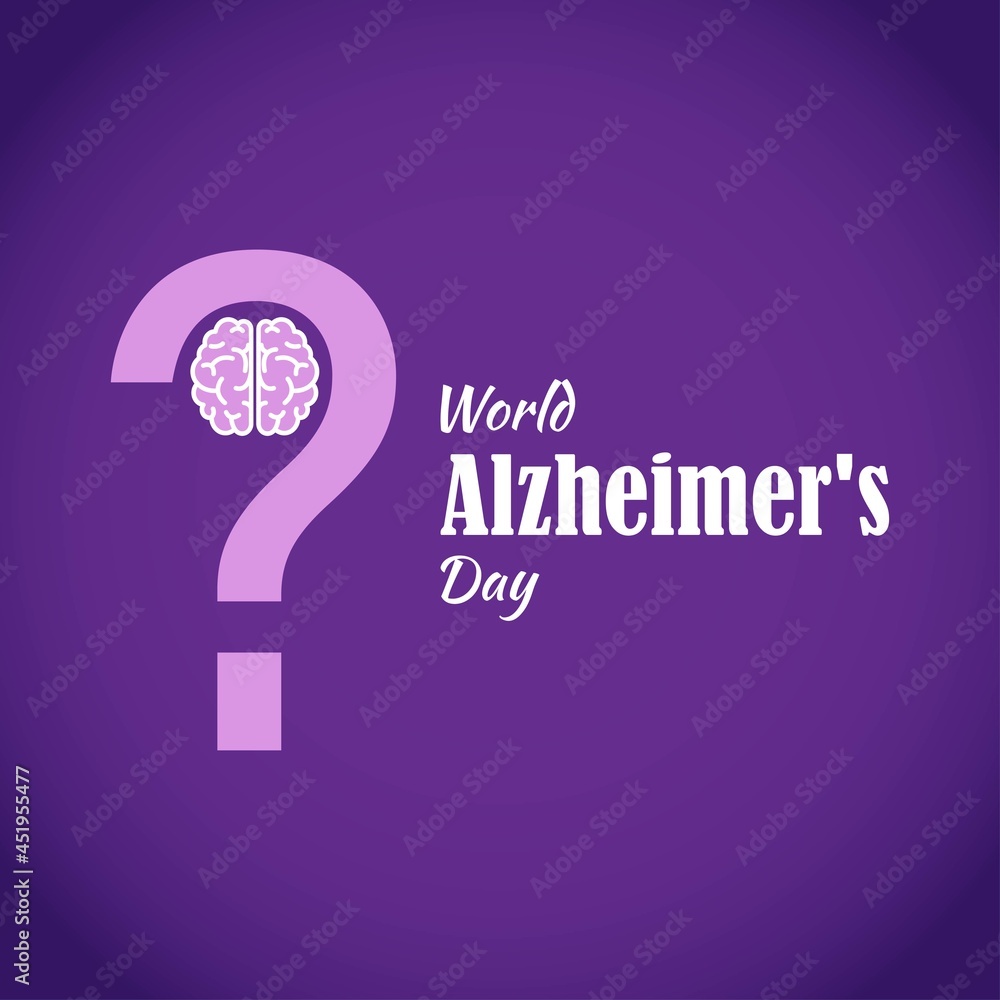 vector illustration for world Alzheimers day. vector illustration for world Alzheimers day.