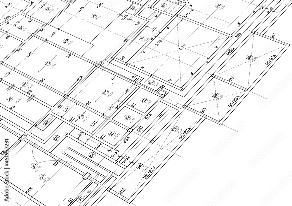 Write a blueprint architecture for building.