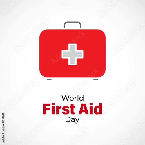 vector illustration for world First Aid day