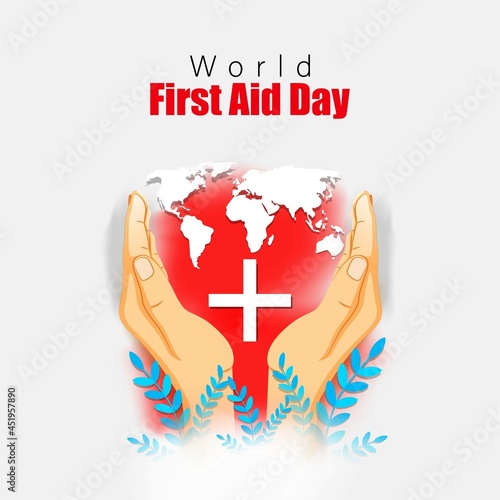 vector illustration for world First Aid day