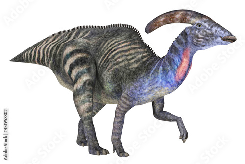 Dinosaurier Parasaurolophus  Freisteller