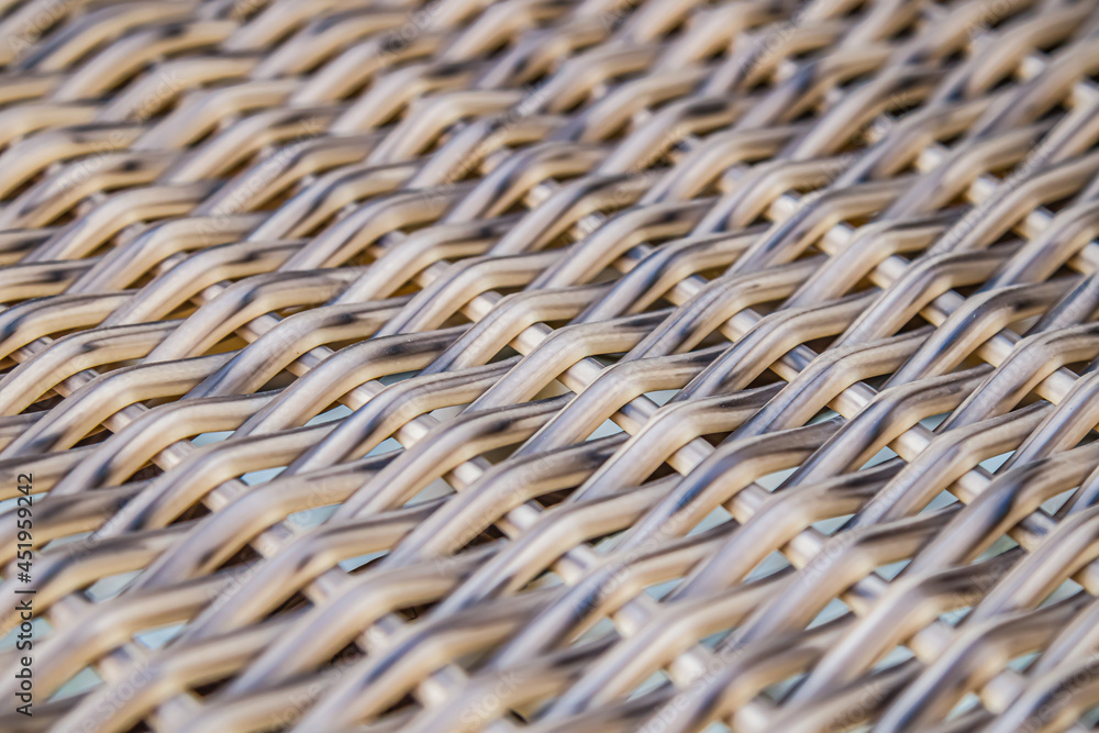 Artificial rattan weave as a background Artificial rattan weave as a background