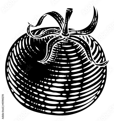 Tomato Vegetable Vintage Wo...