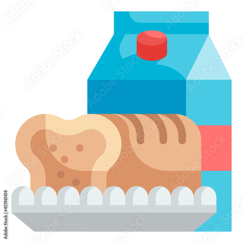 bread flat icon