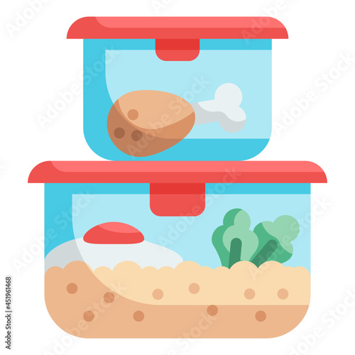 tupper flat icon
