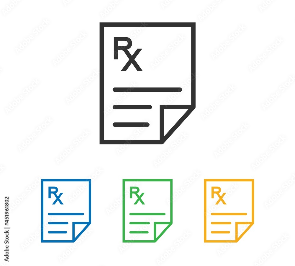Prescription Icon. Professional, pixel perfect icon, Prescription Icon. Professional, pixel perfect icon,