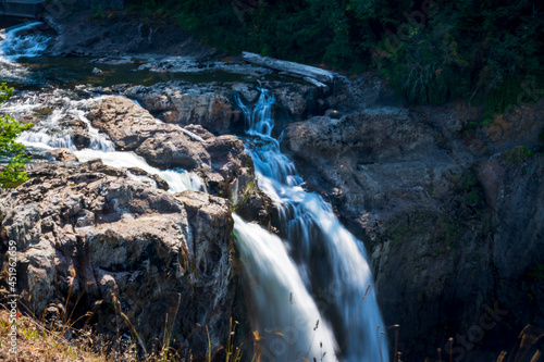 beautiful Snoqualamie Falls just outside of Seattle, Washington