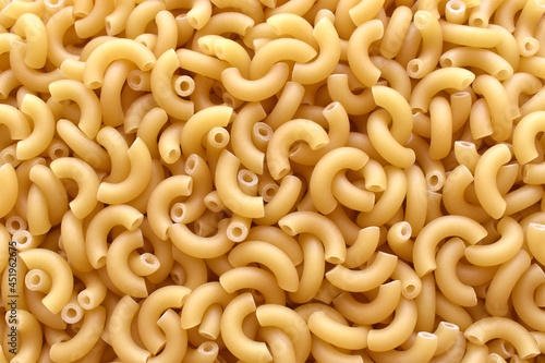 Elbow macaroni texture for background. 