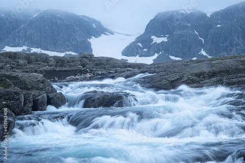 River in the Hardangervidda mountain area in Norway