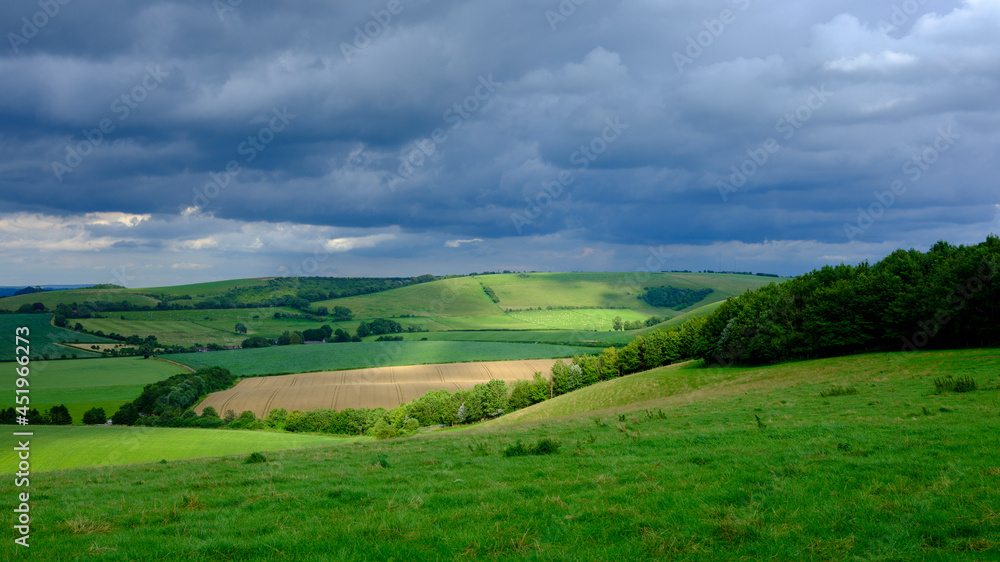 Views from Old Winchester Hill, South Downs National Park, Hampshire