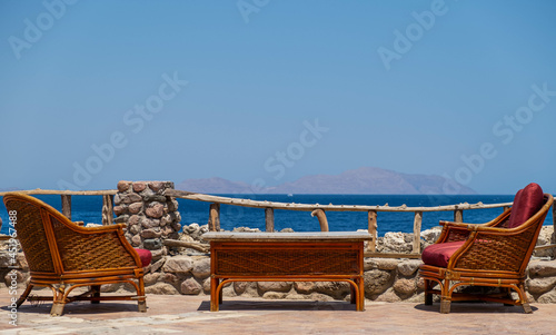beautiful details on the background of the Red Sea