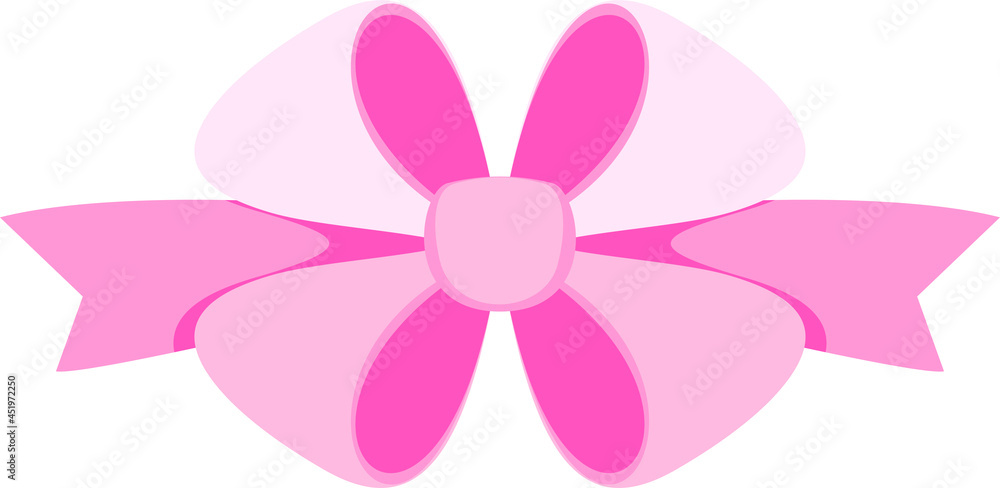 Decorative festive red bow. Icon for greeting cards. Decorative festive red bow. Icon for greeting cards.
