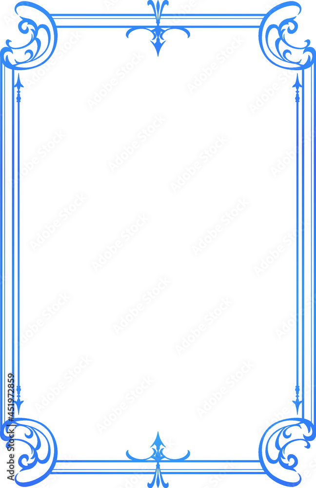 フレーム レトロでファンタジックな飾り枠 Stock ベクター Adobe Stock