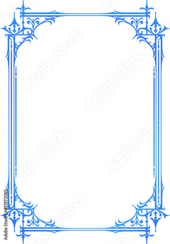 フレーム　レトロでファンタジックな飾り枠