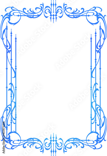 フレーム　レトロでファンタジックな飾り枠