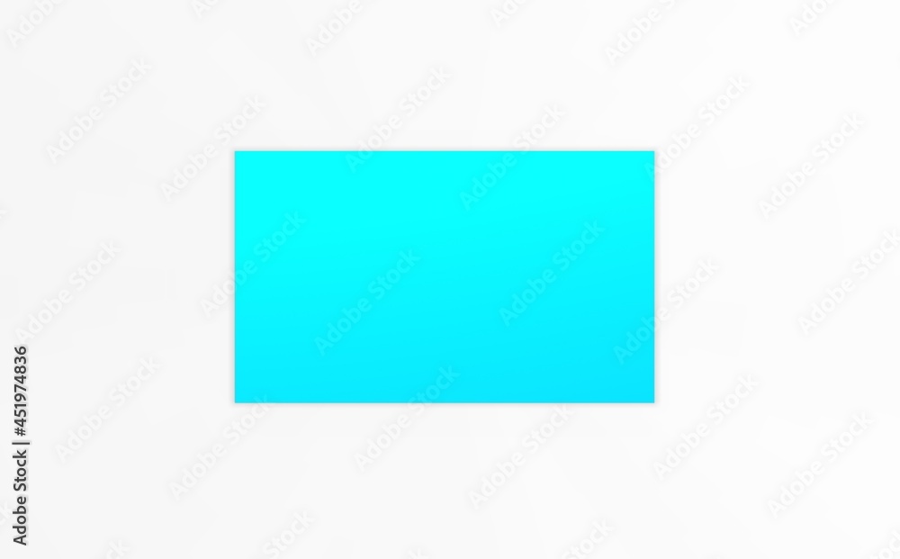 A template for inserting text or a picture. blue sheet on a white background with shadows. Mock- up A template for inserting text or a picture. blue sheet on a white background with shadows. Mock- up