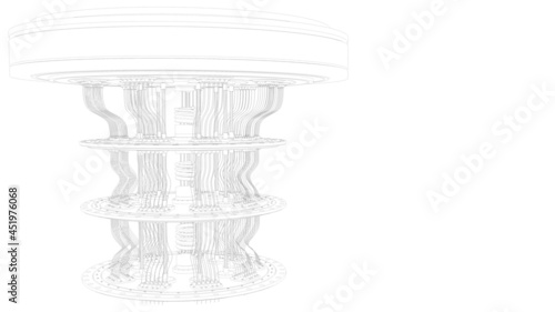 quantum computer drawing