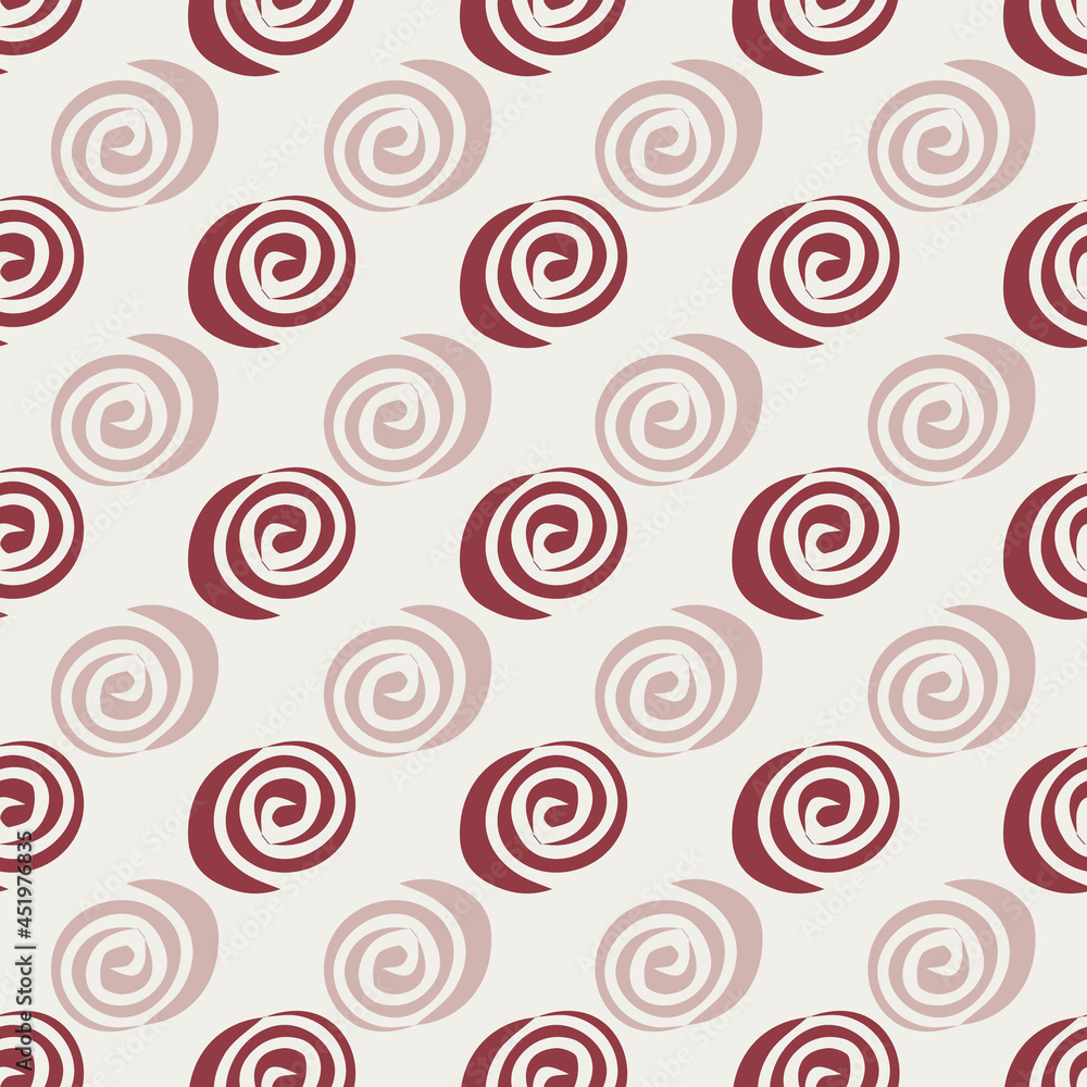 Swirl vector seamless repeat pattern print background