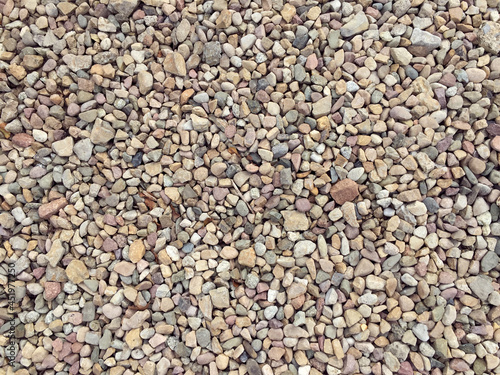 Gravel or pebbles background texture.