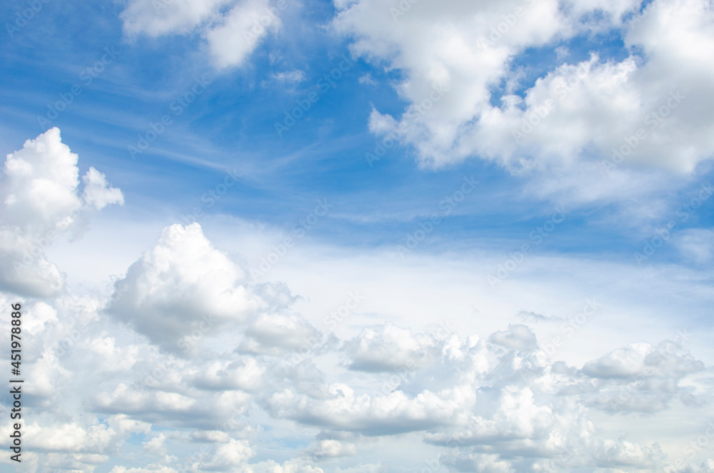 Blue sky background with tiny clouds. Blue sky background with tiny clouds.