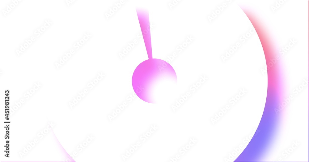 Image of white and rainbow circles and crosses spinning on white background Image of white and rainbow circles and crosses spinning on white background