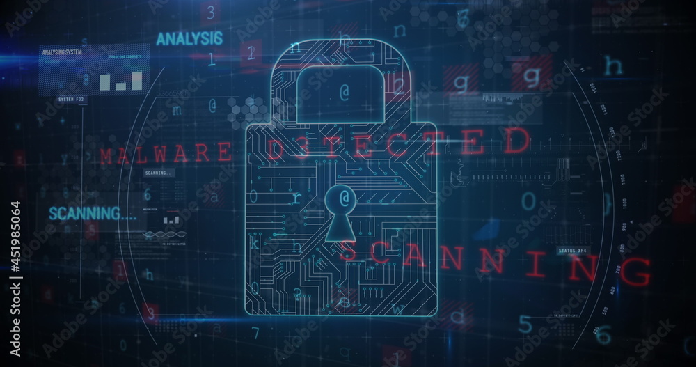 Ransomware attack: digital security at risk 4k Ransomware attack: digital security at risk 4k