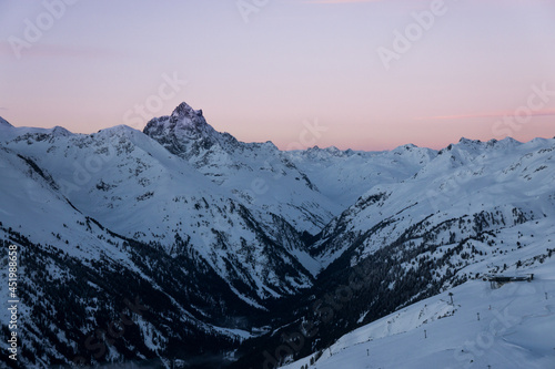 Fototapeta Naklejka Na Ścianę i Meble -  Sonnenaufgang in den Alpen 