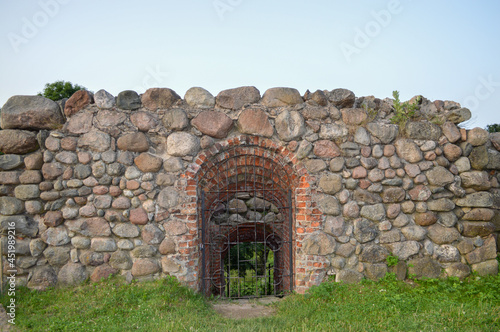 
Pass under the ruins of the 13th century castle in Novogrudok (Mindovga Castle)