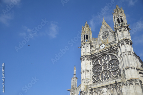 Collegiate church of Our Lady (Notre Dame) in Vernon town near Giverny, Normandy, France photo