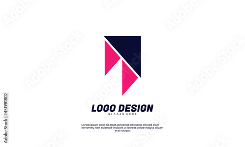 stock vector abstract creative economy finance business company productivity idea brand identity logo design vector