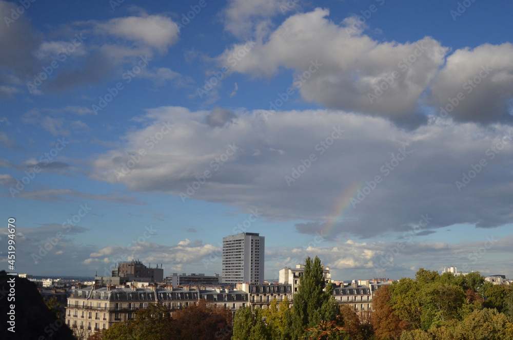 Rainbow at Paris after the rain.