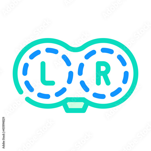 lenses ophthalmology color icon vector. lenses ophthalmology sign. isolated symbol illustration