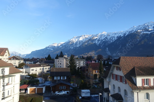 view of the city of Interlaken Switzerland  © Ammar