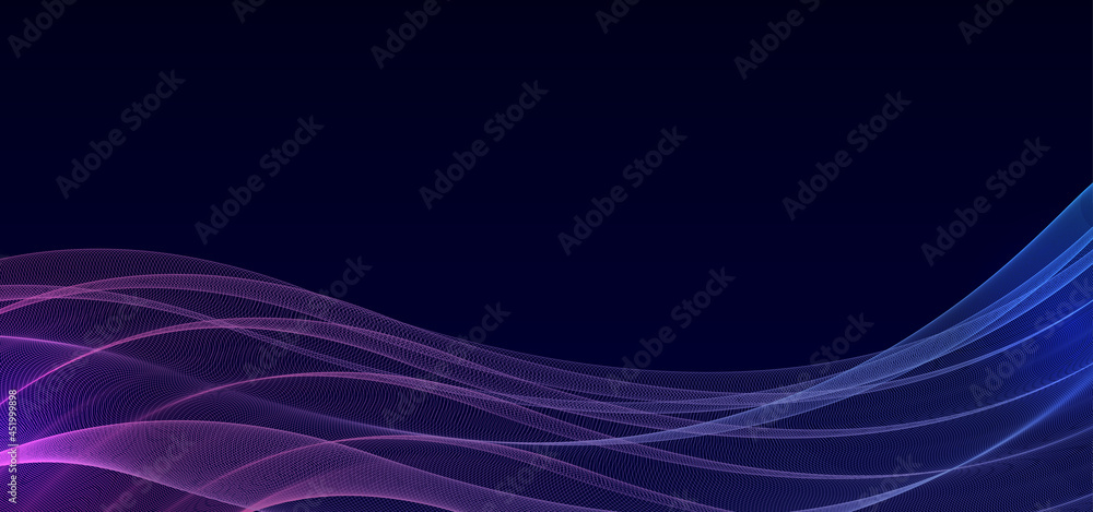 Abstract gradient pink and blue dynamic wave background. Abstract technology big data digital background. 3d rendering Abstract gradient pink and blue dynamic wave background. Abstract technology big data digital background. 3d rendering