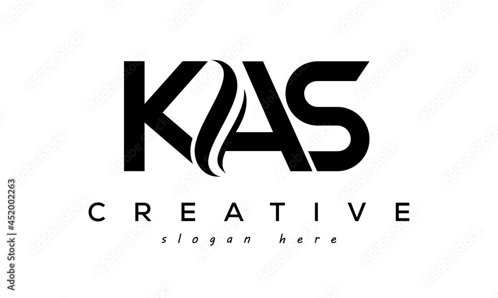 Letter KAS creative logo design vector Stock Vector | Adobe Stock